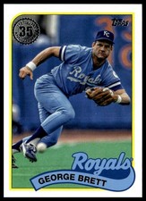 2024 Topps #89B-47 George Brett 1989 Topps Baseball 35th Anniversary