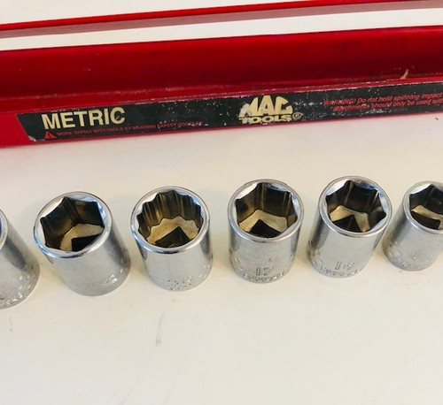 EXPERT BY MAC TOOLS 11 PIECE MIXED 3/8 CHROME SOCKET SET. METRIC & STANDARD NICE - Picture 7 of 9