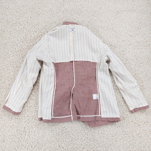 Uniqlo Ines De La Fressange Leinen Baumwolle Jacke Blazer Damen Large, Hahnentritt - Bild 7 von 17