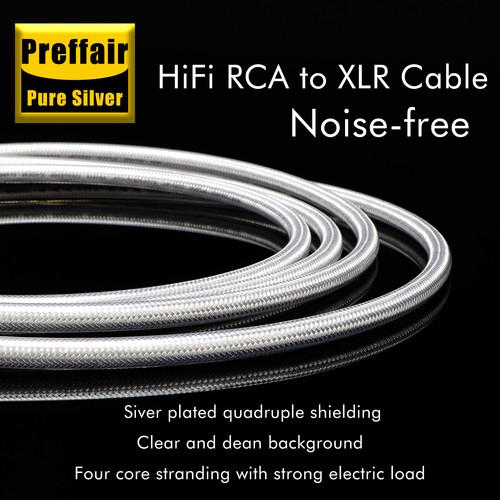 Pure Sliver XLR Wore Carbon Fiber Plug for Microphone/Sound Card/Power Amplifier - Picture 19 of 31
