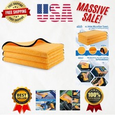 Lint-Free Microfiber Towels 3 Pack - 16" x 24", Perfect for Auto  Household