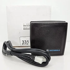 Motorola Mobile Radio Speaker Model HSN1006A w/ Cable & Mounting Hardware - NEW