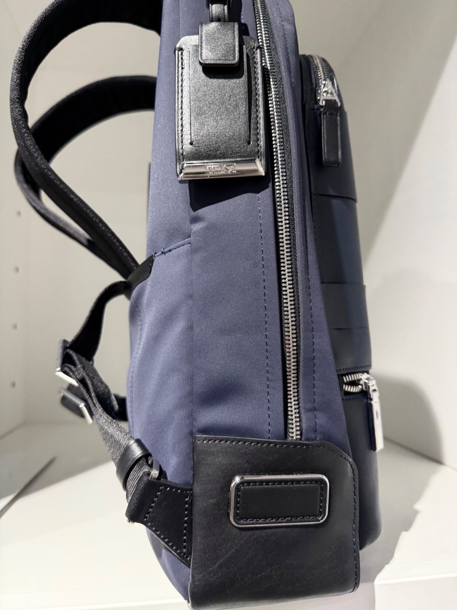 NEW Tumi Harrison BRADNER 16.5” - WOVEN Leather & Nylon