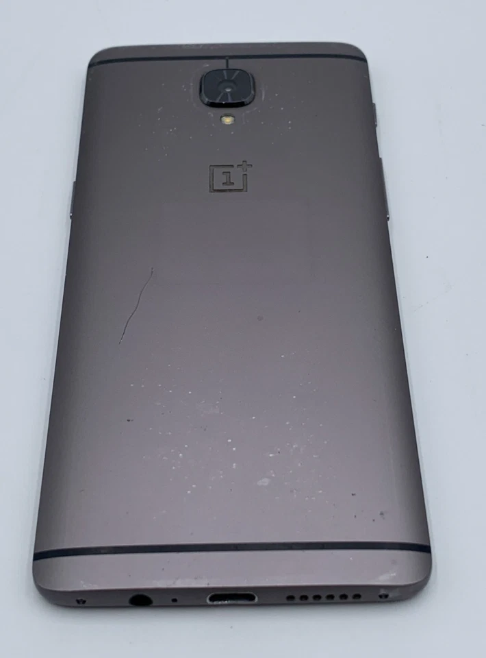 OnePlus 3T Dual A3000 64GB Gray Unlocked Android Smartphone Fair - Image 2 of 4