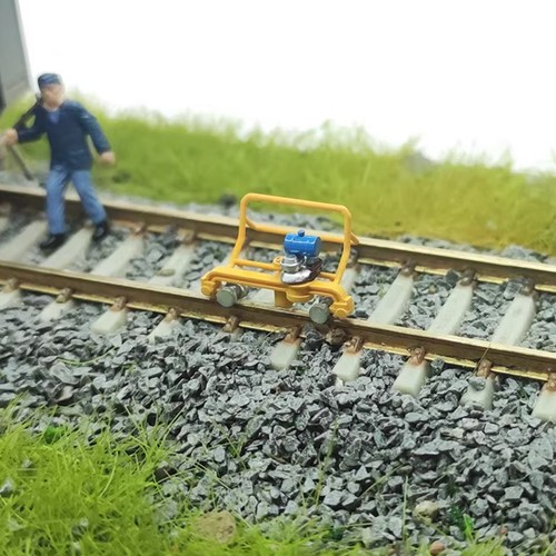 HO Scale Diorama Train Railroad Track Overhaul Maintenance Equipment Props ModAt - Picture 7 of 22