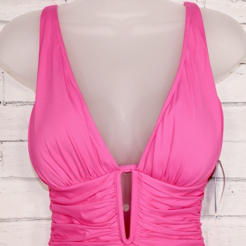 Bleu Rod Beattie Damen geformte Cup Schlüsselloch Einteiler Badeanzug pink Größe 6 neu ohne Etikett - Bild 4 von 8