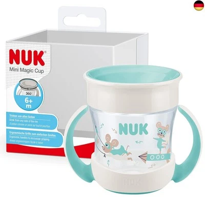 BESUCHE DEN NUK-STORE NUK Mini Magic Cup Trinklernbecher | auslaufsicherer 360°-Trinkrand | ab 6