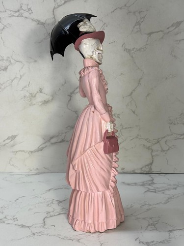 Decorazione statuina Halloween scheletro femminile vittoriano Rachel Zoe - Foto 4 di 8