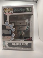 Gamer Rick - Rick and Morty - Funko Pop! GameStop (Exclusive) #741 W Protector 
