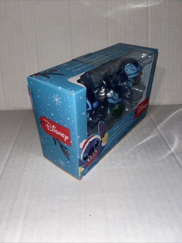 DISNEY'S STITCH - SET DE COLECCIONISTA DE VACACIONES - MINI FIGURA DE NAVIDAD PAQUETE DE 3 - Azul Brillante - Imagen 4 de 5
