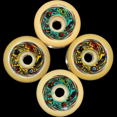 スケートボード Santa Cruz OJ Vert Skateboard Wheels Vintage 1980's Santa Cruz Speed Wheels OJII Team Rider Skateboard