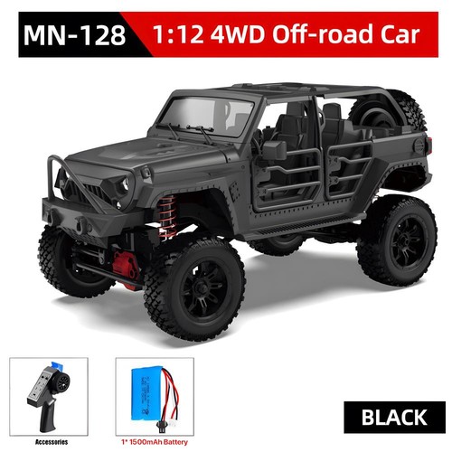 ​MN MODEL MN128 RC Pickup 1/12 2.4G 4WD Off-road Remote Control Truck with Light - Photo 23/25