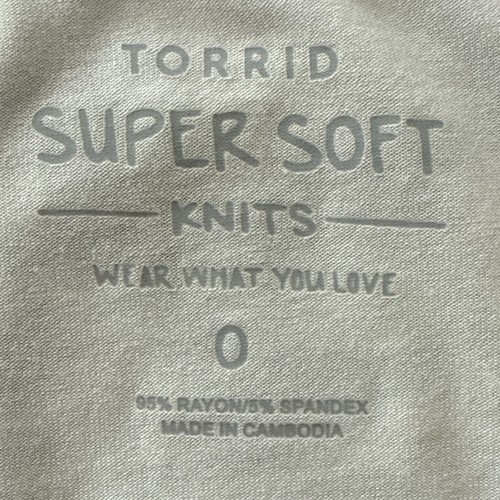 TORRID Super Soft Knit Short Sleeve Tee T-Shirt Stars Multicolor Tie Dye 0 / L - Picture 9 of 11