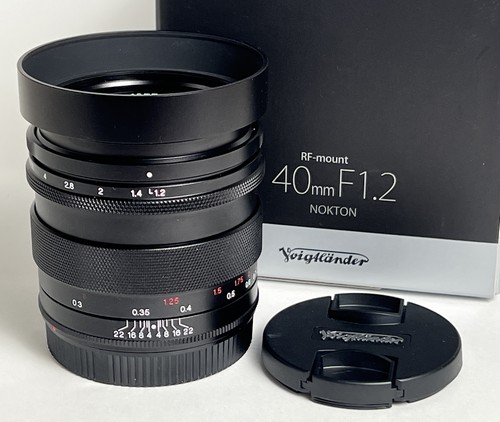 Voigtlander Nokton 40mm f/1.2 Aspherical Lens for Canon RF - unused, in the box