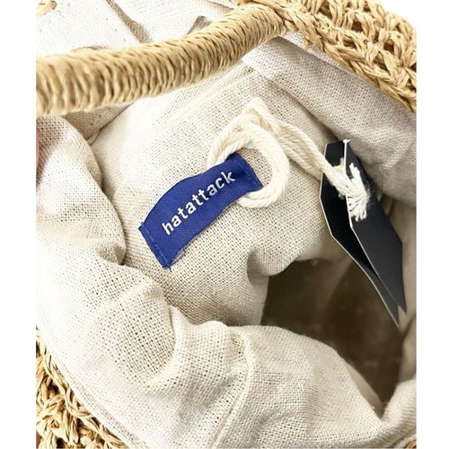 Cappello Attack Daily Borsa a Tracolla Marrone Rafia Taglia Unica Leggera Boho Estate Nuova - Foto 10 di 11