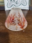 Yankee Candle Crackle Sea Corral Pattern Glass Shade