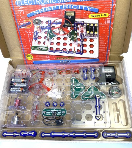 New Snap Circuits Snaptricity Electronics Exploration Kit STEM Building - Picture 2 of 10