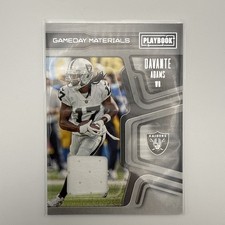 2022 Panini Playbook Davante Adams Game Day Materials Patch #GM-16  