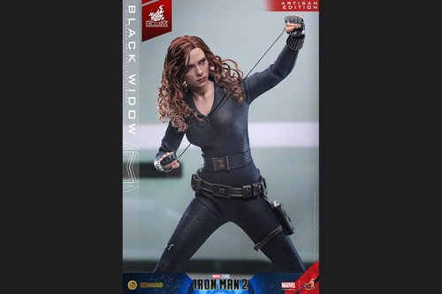 Movie Masterpiece Artisan 1/6 Black Widow Figure Iron Man 2 Bonus Accessories - Picture 12 of 13