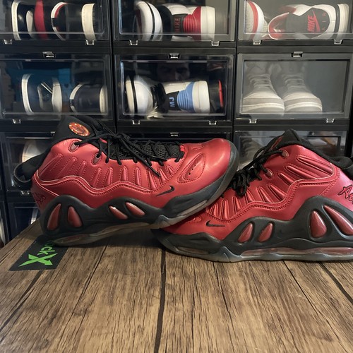 Size 11.5-DS Nike Air Max Uptempo 97 Cranberry - Picture 9 of 9