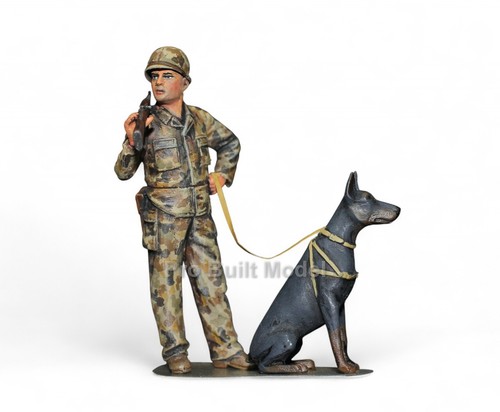 PreSale 1:35 ProPainted Set : Dogs in service in US Marine Corps (6 figures) WW2 - Picture 7 of 14