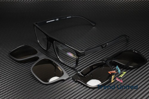 EMPORIO ARMANI EA4115 50171W Black Clear 54 mm Men's Sunglasses
