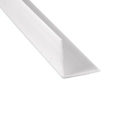 MP10069 Vinyl Corner Shield, White   2-3/8  x 48    Durable Vinyl Corner Guar...