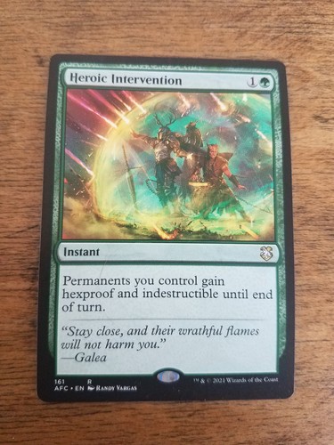 Heroic Intervention - Commander: Adventures in the Forgotten Realms (Near Mint) - Picture 1 of 2