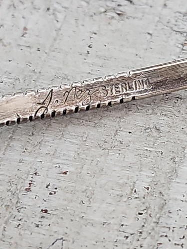 Thin Sterling Silver Flat-Sided Cuff Bracelet By J. Nez 6" #7742 - Picture 6 of 6