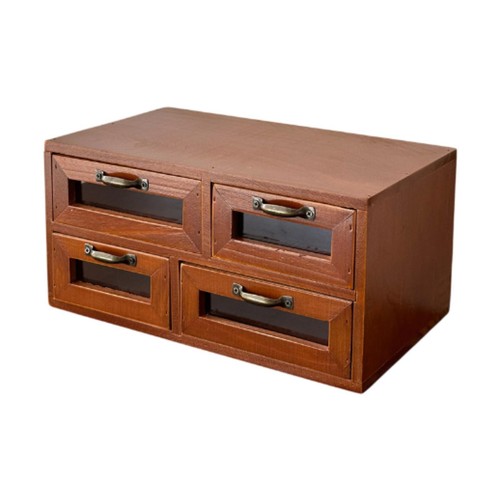 Desk Organizer with 4 Drawers Storage Drawers for Office Desk Accessories - Picture 3 of 5