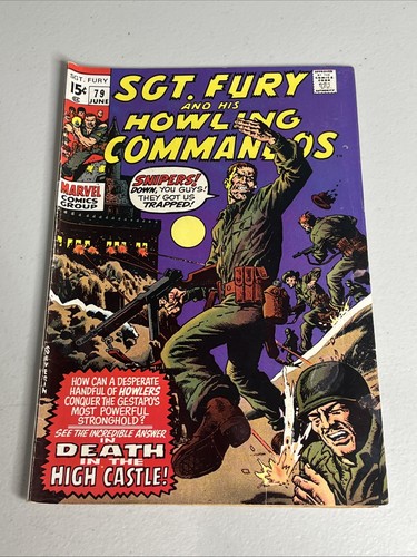 Marvel Comics Sgt.Fury #79 Comic Book 1970