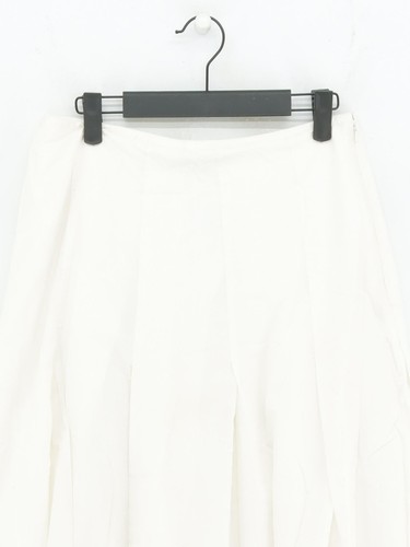DKNY Women's Maxi Skirt UK 10 White 100% Cotton Long Maxi - Picture 3 of 5