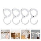 4pcs Clasp Hooks Adjustable Elastic Hooks Kitchen Bathroom Hangers