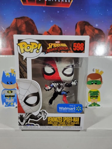 Funko Pop! Vinilo: Marvel: Venomized Spider-Man #598 exclusivo de Walmart