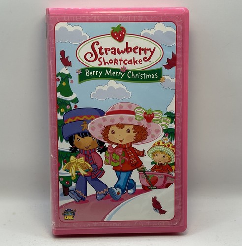 Strawberry Shortcake Berry Merry Christmas VHS Video Tape Clamshell Nearly New! - Picture 1 of 9