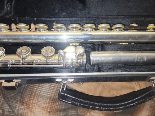 Powell Flute Pro Silver 505 FINE B Foot G Great Sound Handmade with Black Case - Picture 2 of 7