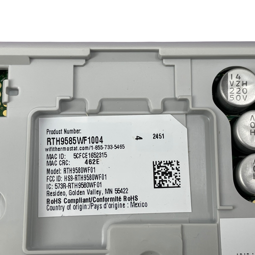 Honeywell Home RTH9585WF1 Wi-Fi Smart Color Thermostat #CD1313 (VK) - Picture 6 of 11