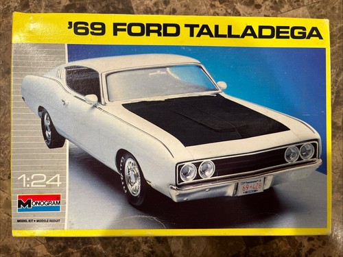 Vintage Monogram 1:24 1969 Ford Talladega Model Kit #2912 Maßstab 1:24 (1990)