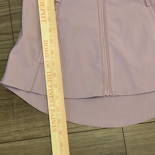 Lululemon Jacket Mist Over Womens 6 Purple Lavender Full Zip Lightweight Hooded - Picture 7 of 8