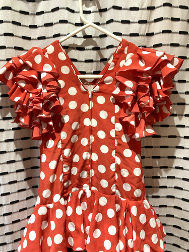 Minnie Mouse Dress Adult Woman Halloween Costume Molina Mexican Party Sz 8 - Picture 5 of 7