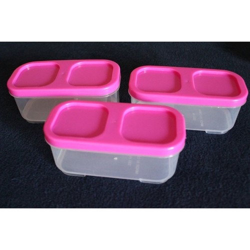 11 pcs Small Storage Freezer Boxes Clear Stackable Boxes Small Food Containers - Picture 4 of 6