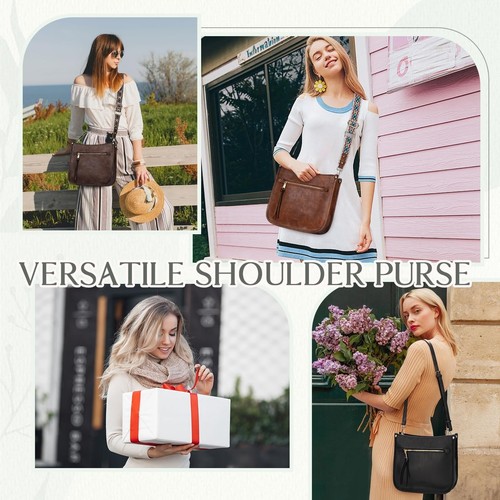 Crossbody Bag Purse for Women,Fashion Vegan Leather Hobo Handbag Shoulder Bag... - Picture 7 of 7