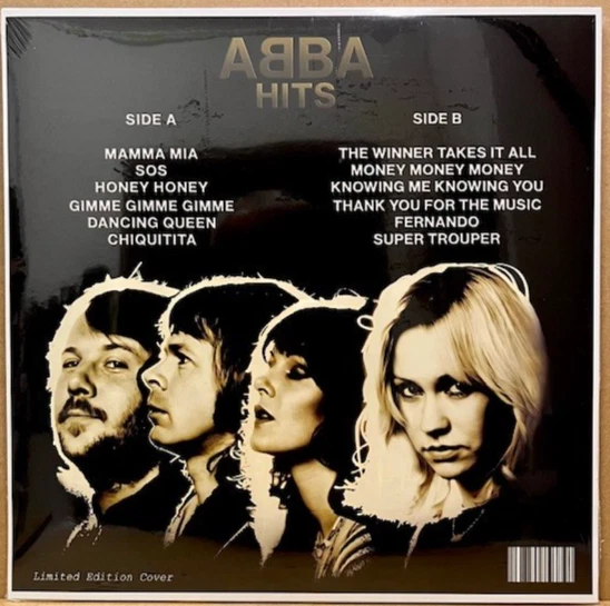 ABBA - HITS Tris Color Lp/Vinile/Vinyl  Ltd Cover 151/200B  211/300S  127/200V - Immagine 3 di 4