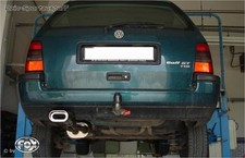 Fox Komplettanlage ab Kat VW Golf 3 Variant 135x80mm flachoval eingerollt