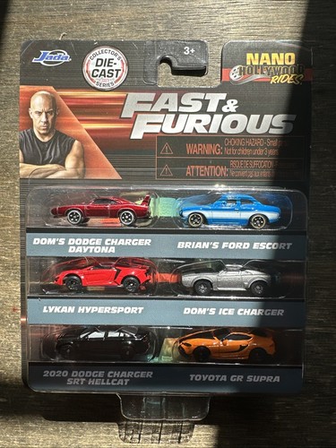 2025 Jada Nano Hollywood Rides Fast & Furious 6 Pack - Picture 2 of 5