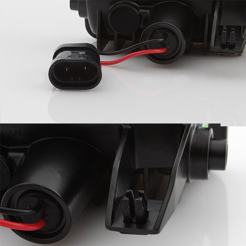 Fit 2015 2016 2017 2018 Ford F150 Pickup Black LED Bumper Fog Lights Pair 15-18 - Picture 5 of 10