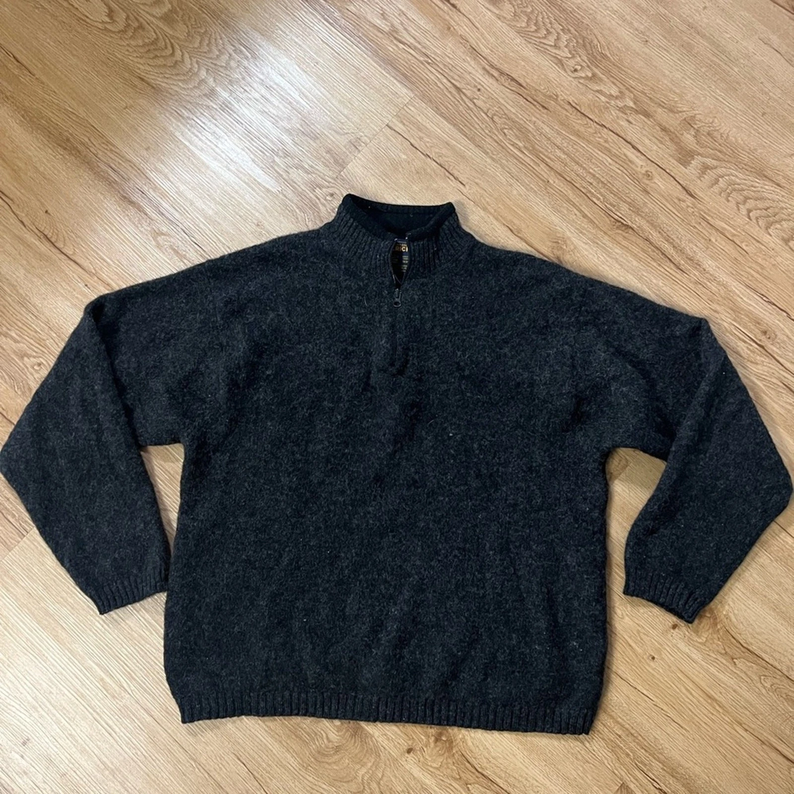 Woolrich pullover sweater black sz xxl men