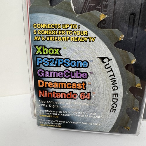 Pelican Universal System Selector S Video/AV/RF für Gamecube Xbox PS N64 Pl-940 - Bild 3 von 11