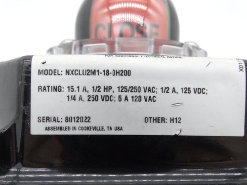 FLOWSERVE NXCLU2M1-18-0H200 SWITCH - Picture 3 of 3