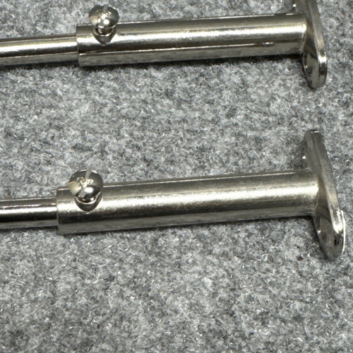 Curtain Brackets Adjustable Closet Hanging Rod Round Rod Shower Lot Of 3 - Picture 4 of 7
